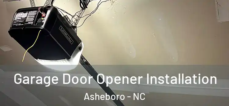  Garage Door Opener Installation Asheboro - NC