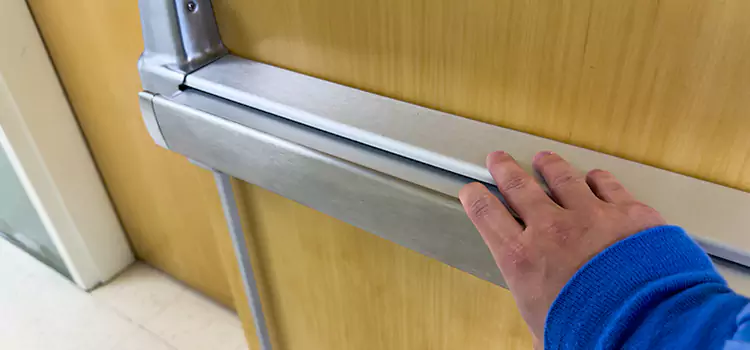 Installing a Push Bar on a Door Asheboro